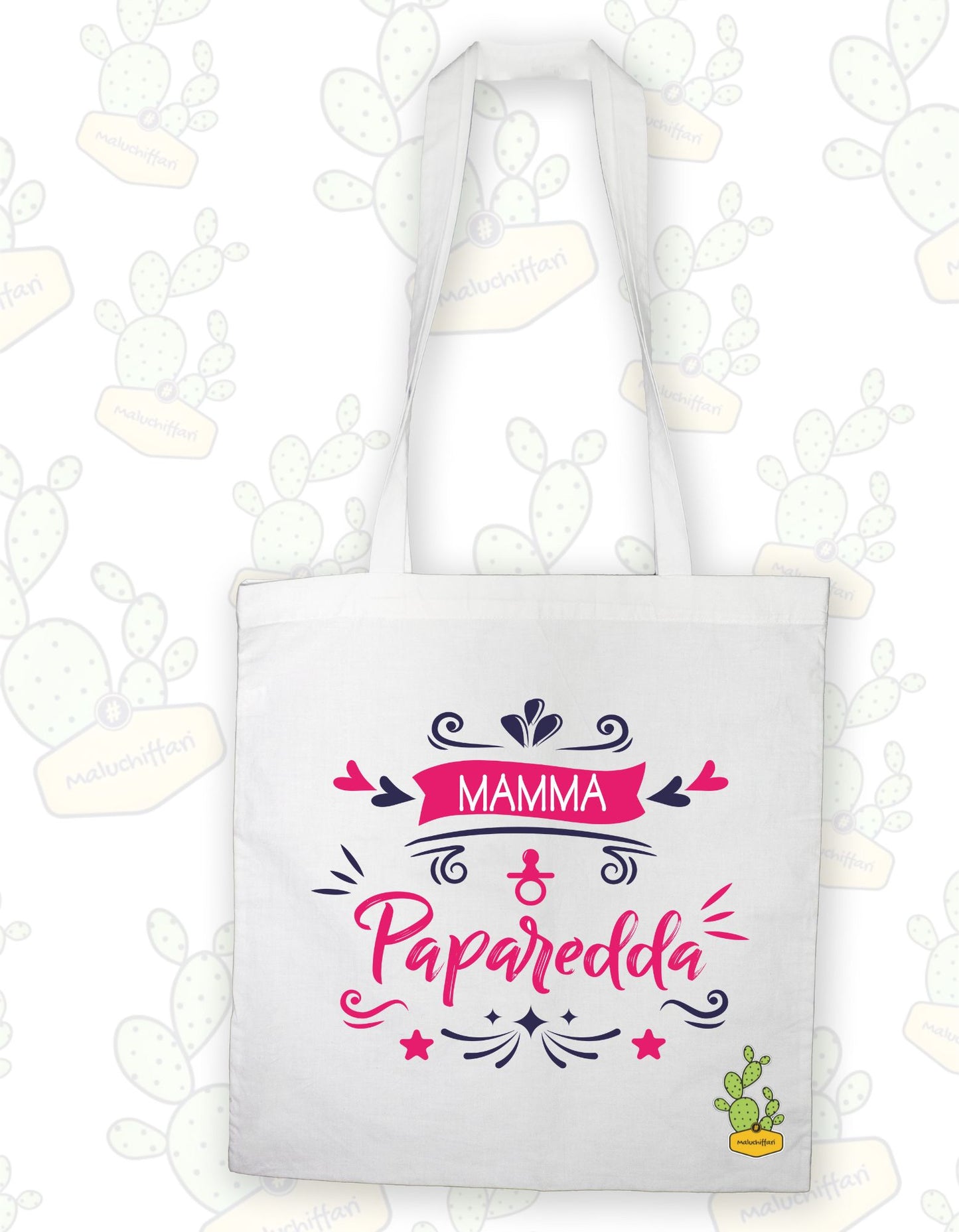 Shopping Bag  - MAMMA PAPAREDDA ( in corsivo )