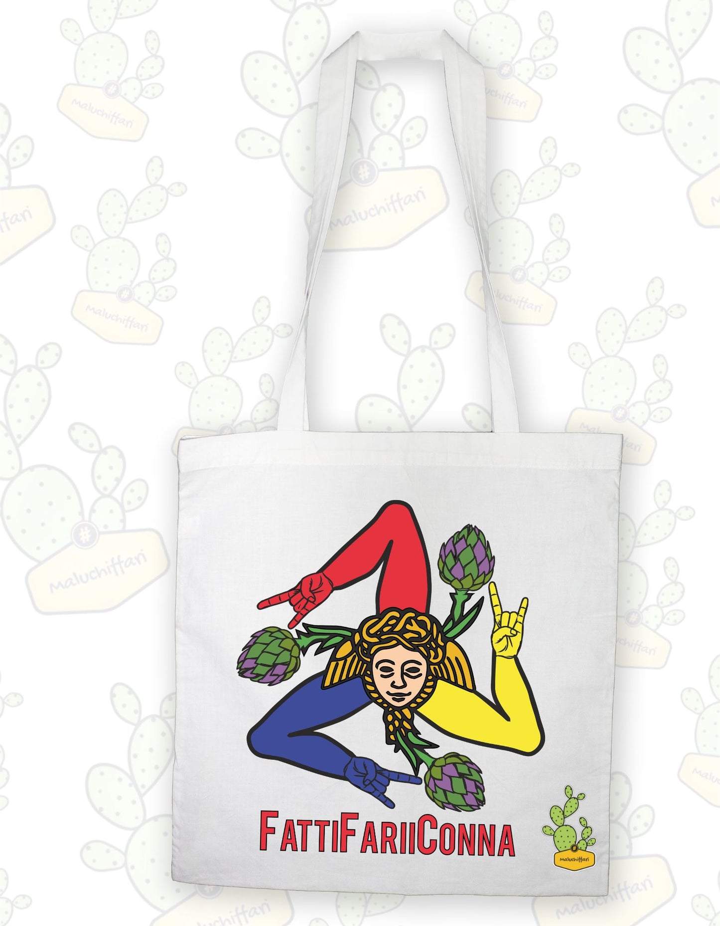 Shopping Bag  - FATTI FARI I CONNA color