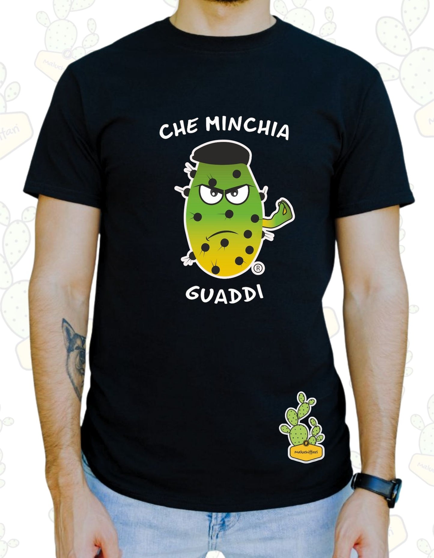 T-shirt Uomo – CHE MINCHIA GUADDI -FICUDINIA