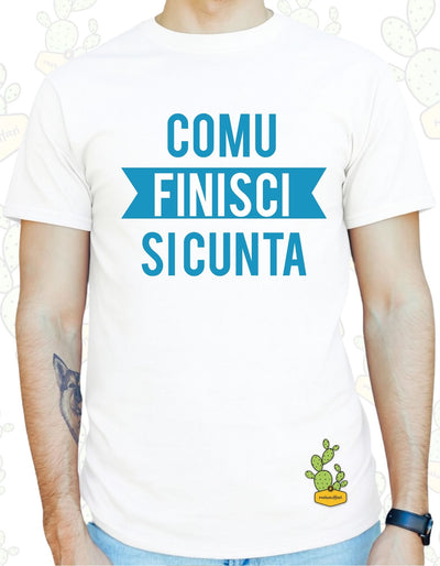 T-shirt Uomo – COMU FINISCI SI CUNTA