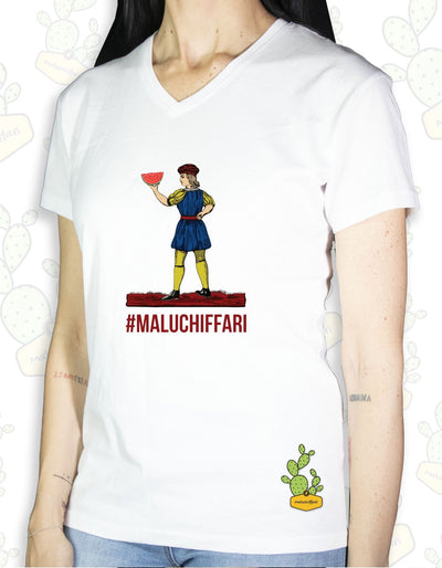 T-shirt Donna – DONNA MULUNI (Prato rosso)