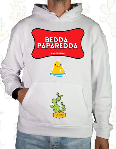 Felpa con cappuccio Maluchiffari – BEDDA PAPAREDDA PAP rds - Unisex