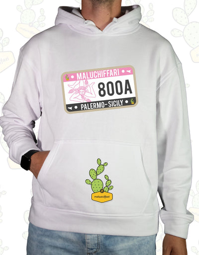 Felpa con cappuccio Maluchiffari – TARGA 800A -Unisex