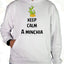 Felpa Unisex con cappuccio – KEEP CALM A MINCHIA