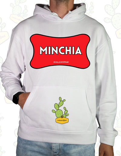 Felpa Unisex con cappuccio – MINCHIA (RDS)