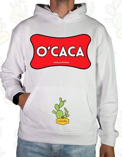 Felpa Unisex con cappuccio  – O' CACA  ( rds )