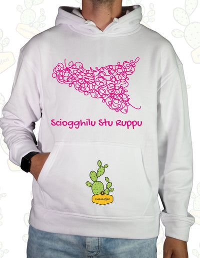 Felpa Unisex con cappuccio – SCIOGGHILU STU RUPPU 2.0