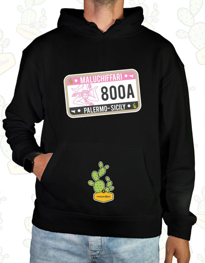 Felpa con cappuccio Maluchiffari – TARGA 800A -Unisex