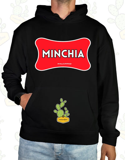 Felpa Unisex con cappuccio – MINCHIA (RDS)