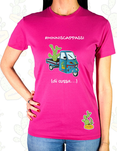 T-shirt Donna  – MINNISCAPPASSI ca Lapa (blu)