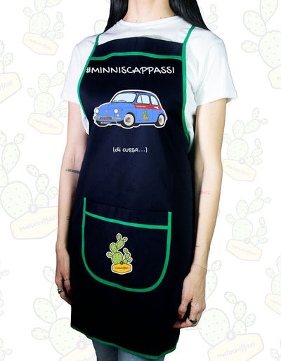 Grembiule da Cucina – #MINNISCAPPASSI (500 Azzurra)
