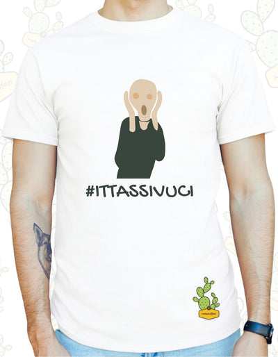 T-shirt Uomo  – #ITTASSIVUCI ( URLO )