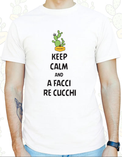 T-shirt Uomo  – Keep calm and A' FACCI RE CUCCHI