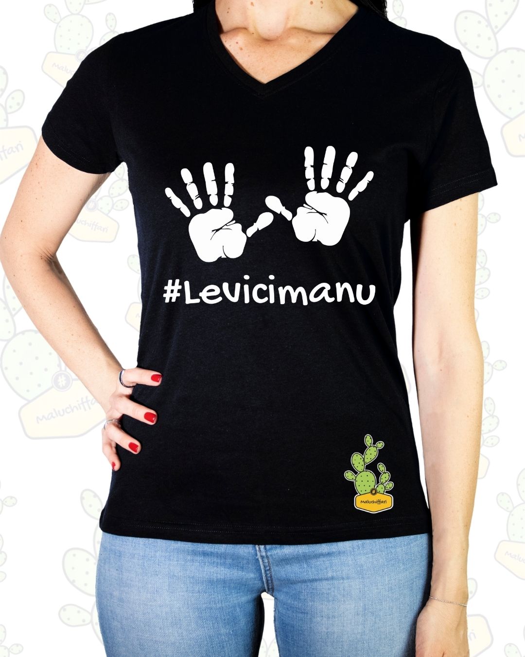 T-shirt Donna – #LEVICIMANU 1.0