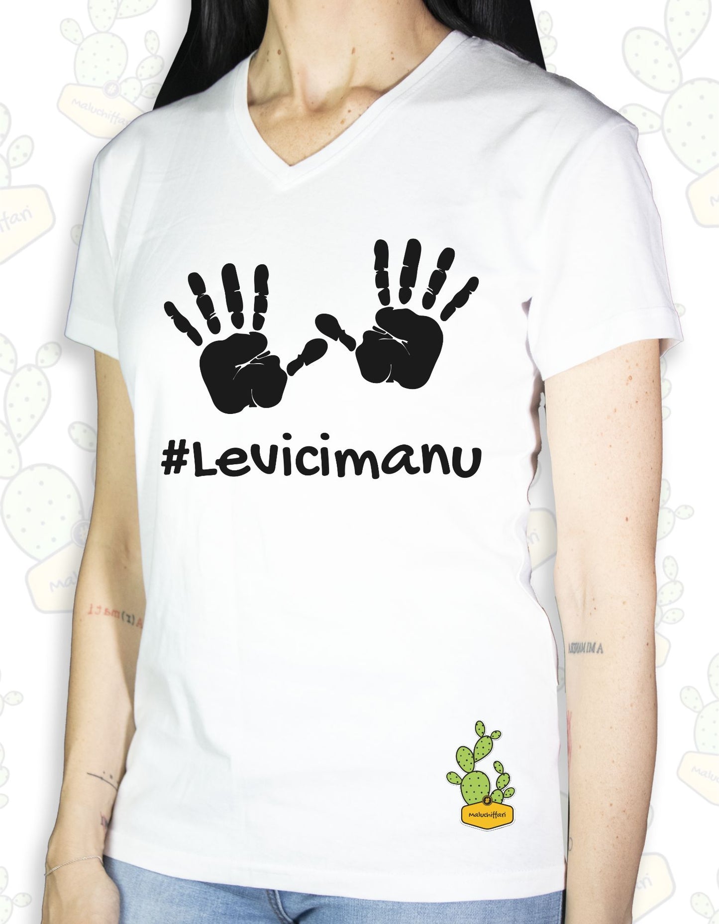 T-shirt Donna – #LEVICIMANU 1.0
