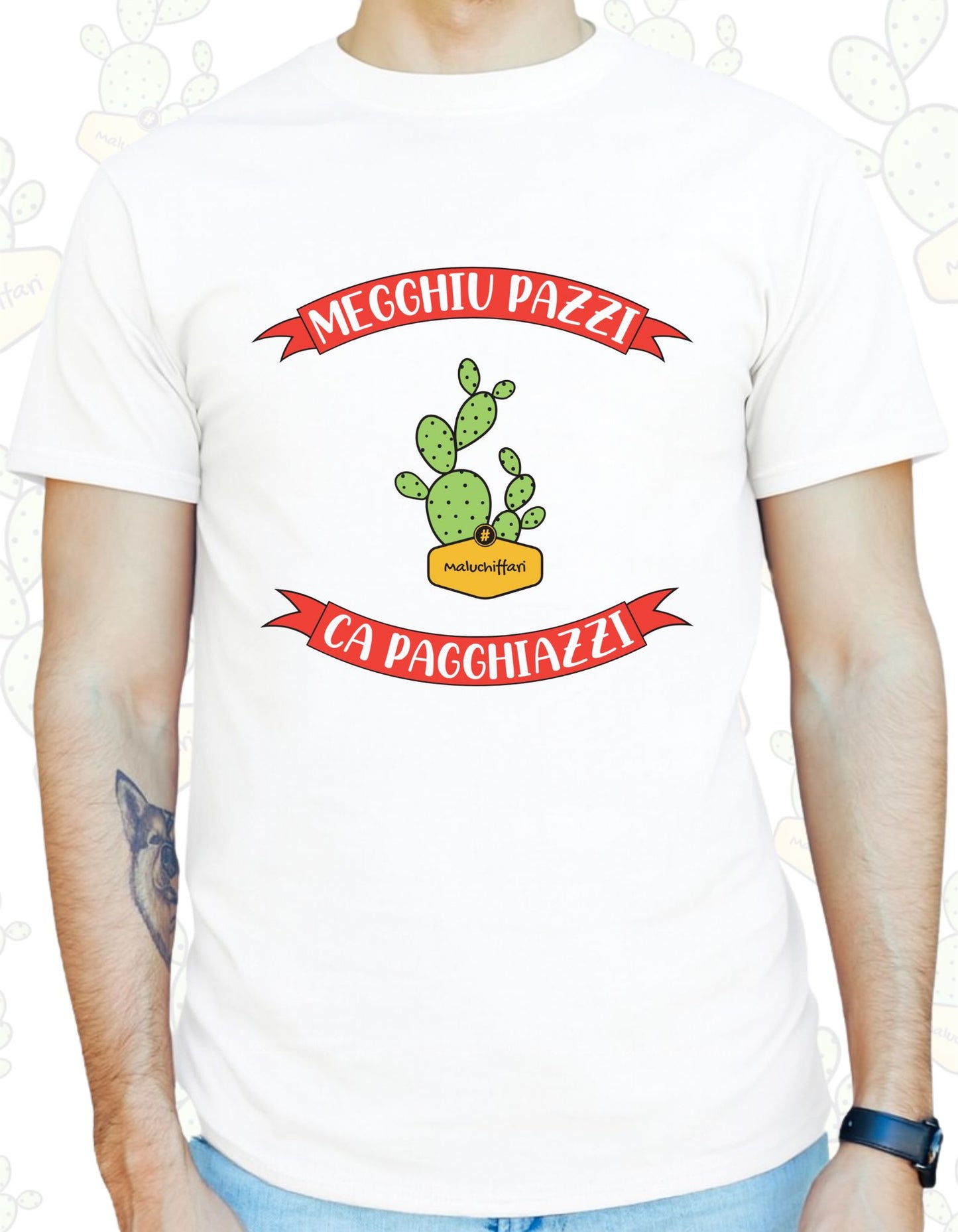 T-shirt Uomo – MEGGHIU PAZZI Cà PAGGHIAZZI