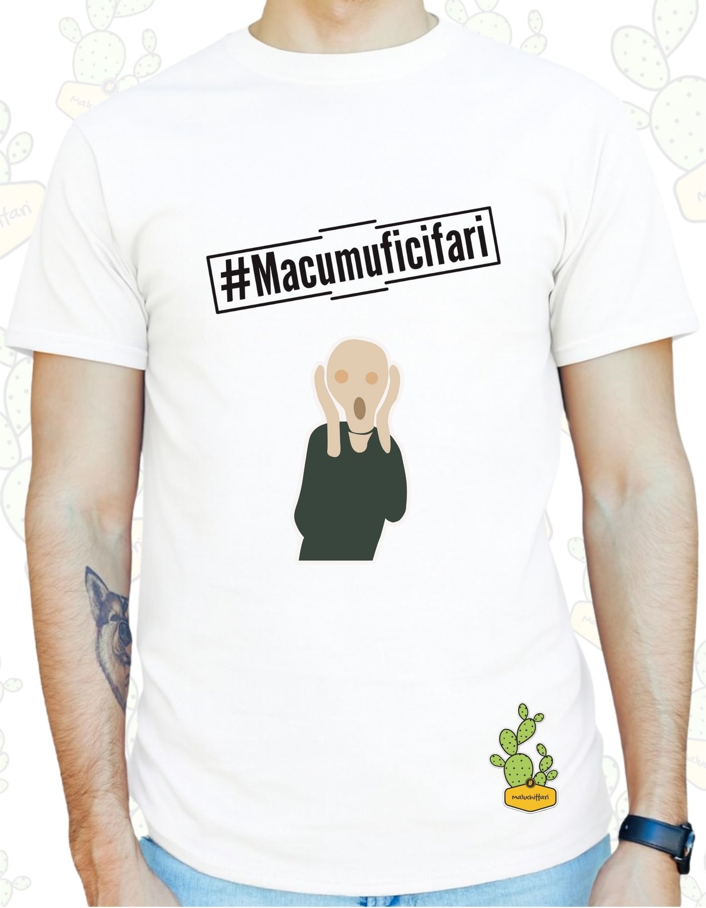 T-shirt Uomo  – [ #MACUMUFICIFARI ] URLO