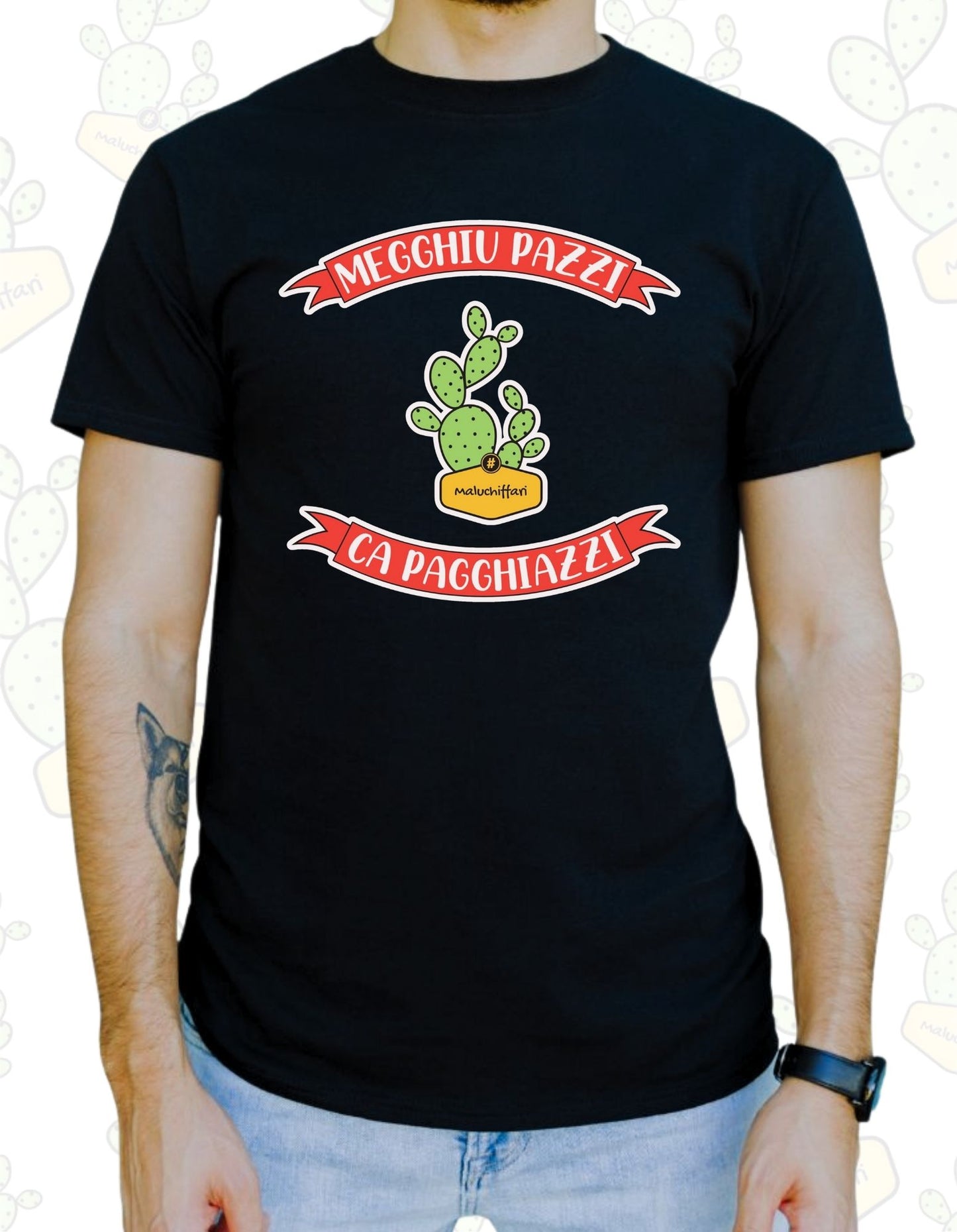 T-shirt Uomo – MEGGHIU PAZZI Cà PAGGHIAZZI