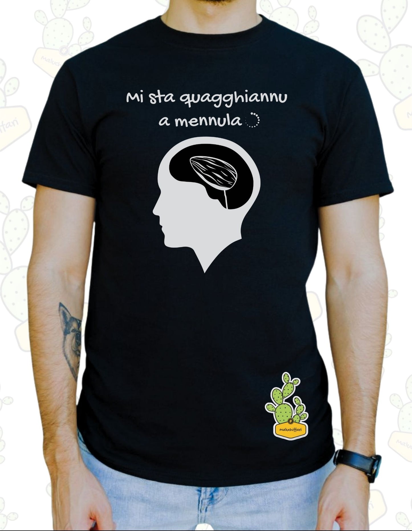 T-shirt Uomo  – MI STA QUAGGHIANNU A MENNULA