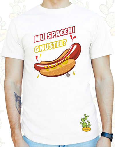 T-shirt Uomo – MU SPACCHI GNUSTEL? -