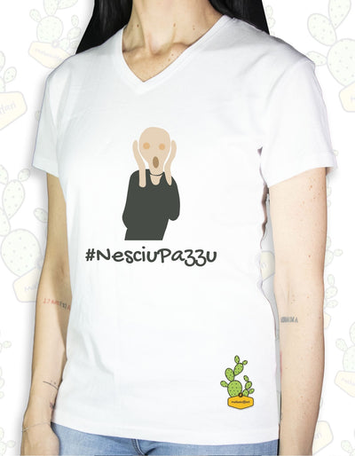 T-shirt Donna  – #NESCIUPAZZU (URLO)