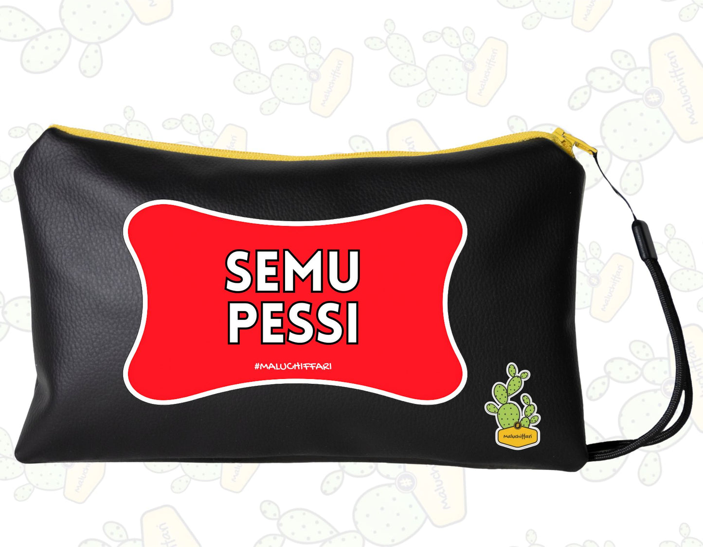 POCHETTE in ECOPELLE- SEMU PESSI (rds)