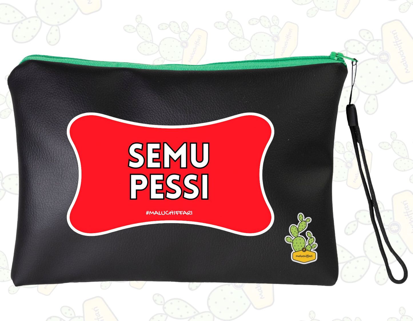 POCHETTE in ECOPELLE- SEMU PESSI (rds)