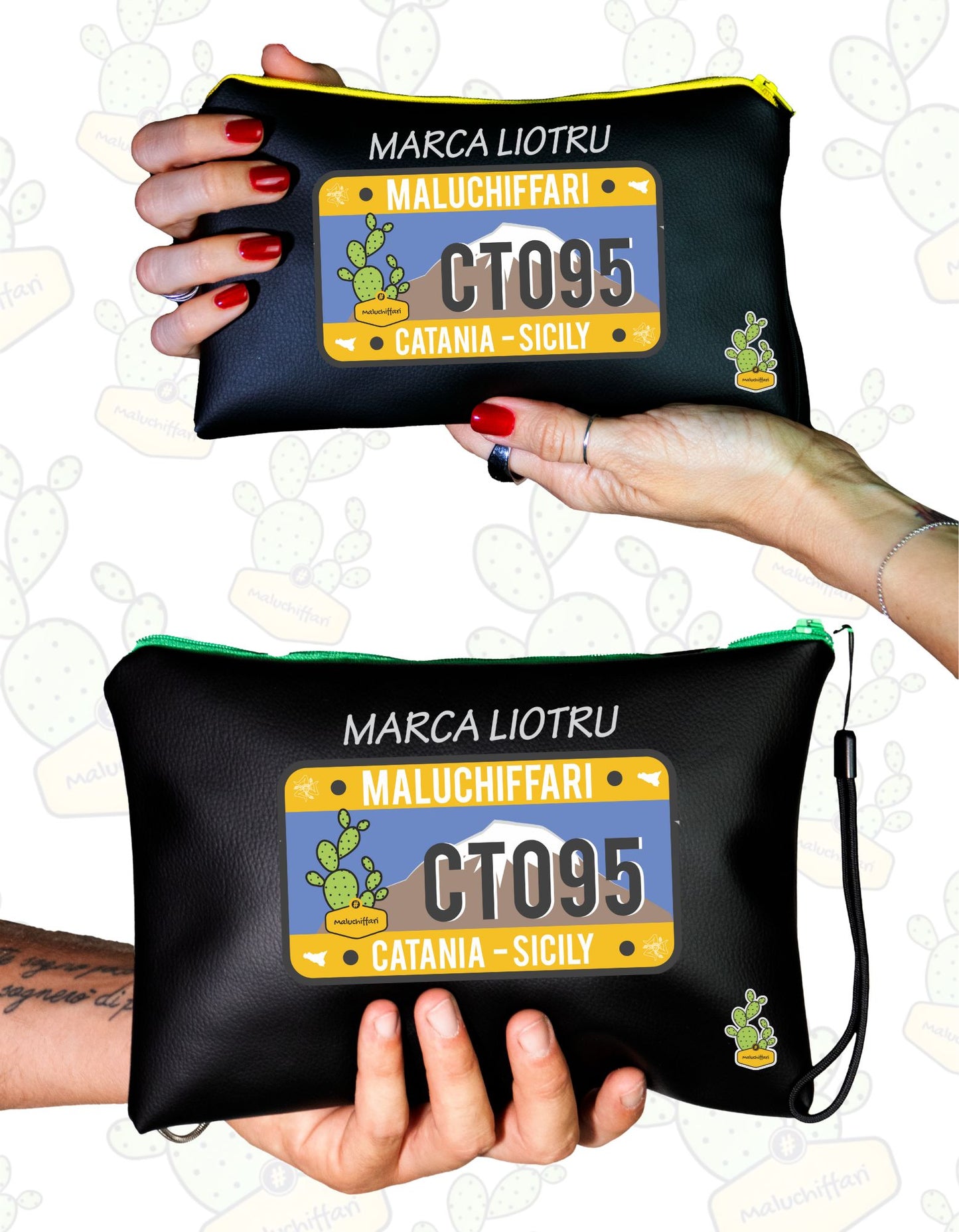 Pochette in ECOPELLE - MARCA LIOTRU TARGA CT095