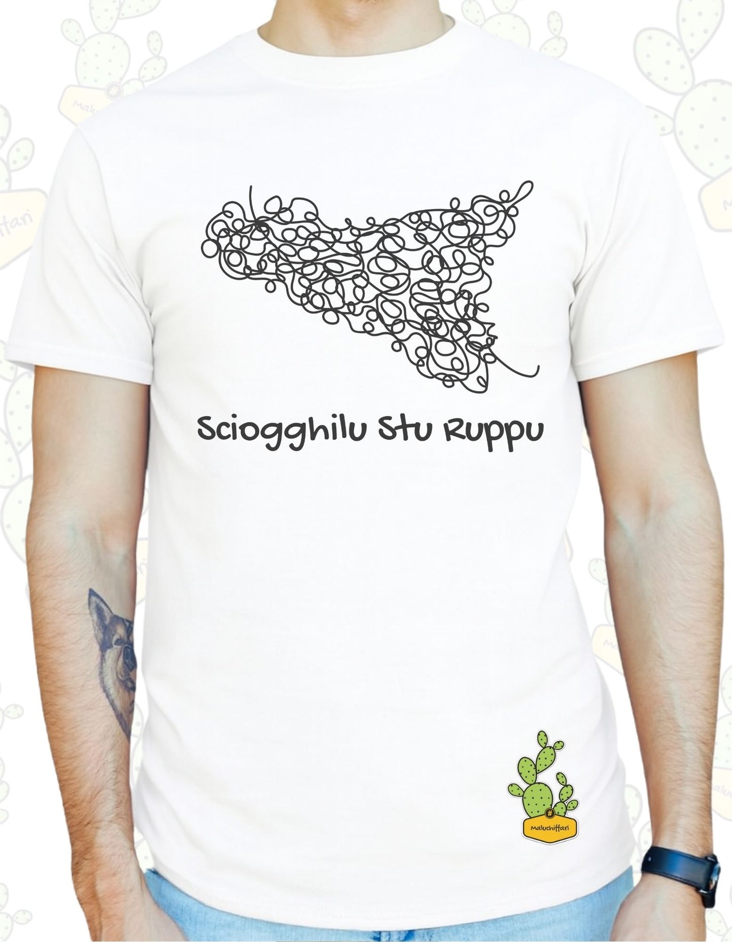T-shirt Uomo  – SCIOGGHILU STU RUPPU 1.0