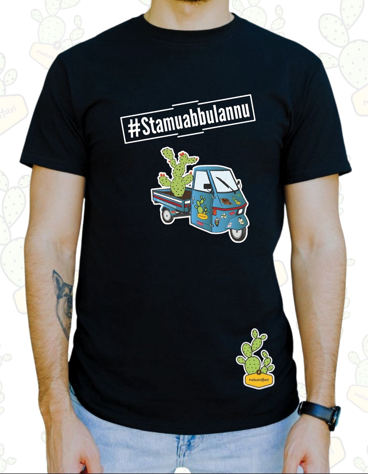 T-shirt Uomo – [ #STAMUABBULANNU ] Cà LAPA 1.0