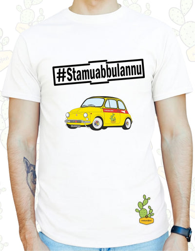 T-shirt Uomo – [ #STAMUABBULANNU ] 500 Gialla