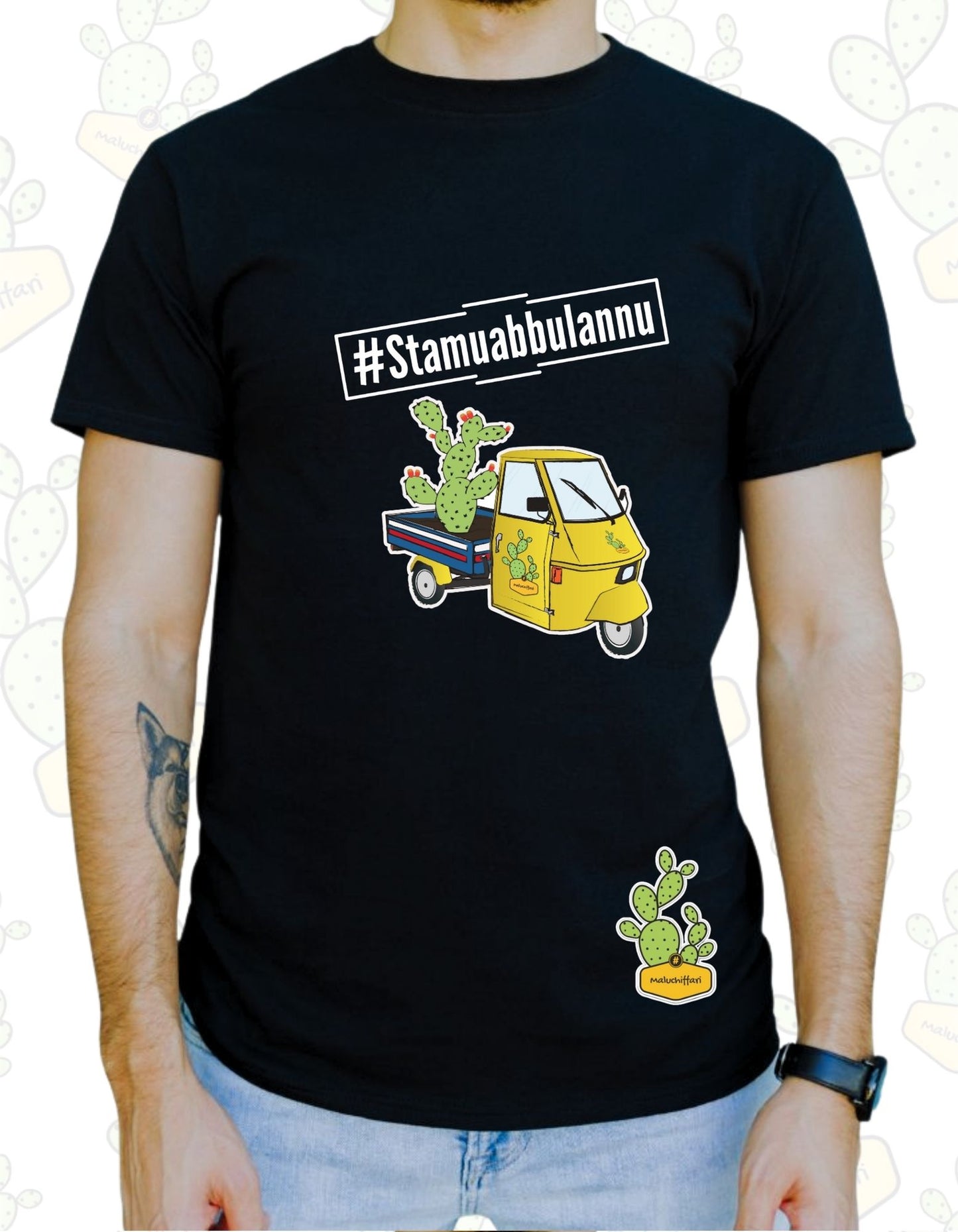 T-shirt Uomo  – [ #STAMUABBULANNU ] Cà Lapa 2.0