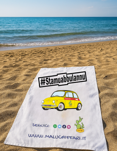TELO MARE - #STAMUABBULANNU (500 GIALLA) - UNISEX -MALUCHIFFARI