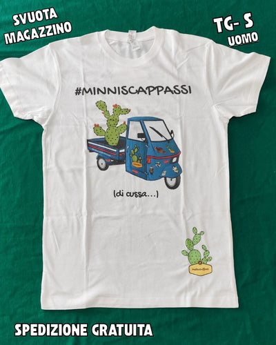 T-shirt Uomo - S - MINNISCAPPASSI DI CUSSA (LAPA BLU); OCCASIONI - PRONTA CONSEGNA