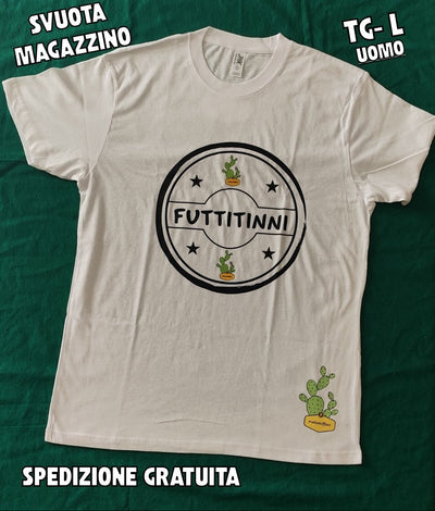 T-shirt Uomo - L  - FUTTITINNI TIMBRO ; OCCASIONI - PRONTA CONSEGNA