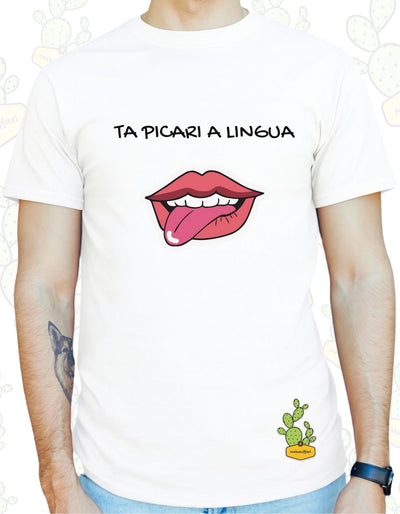 T-shirt Uomo  – TA PICARI A LINGUA