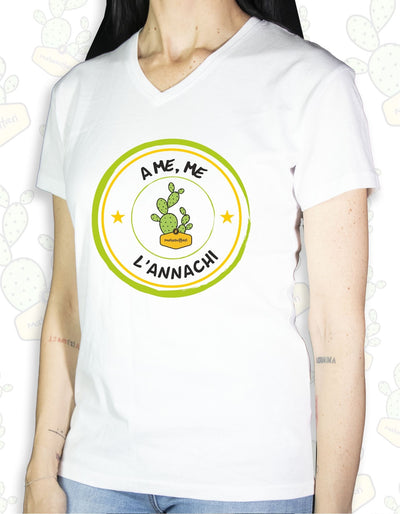 T-shirt Donna – A ME,ME L'ANNACHI TIMBRO LOGO 2.0