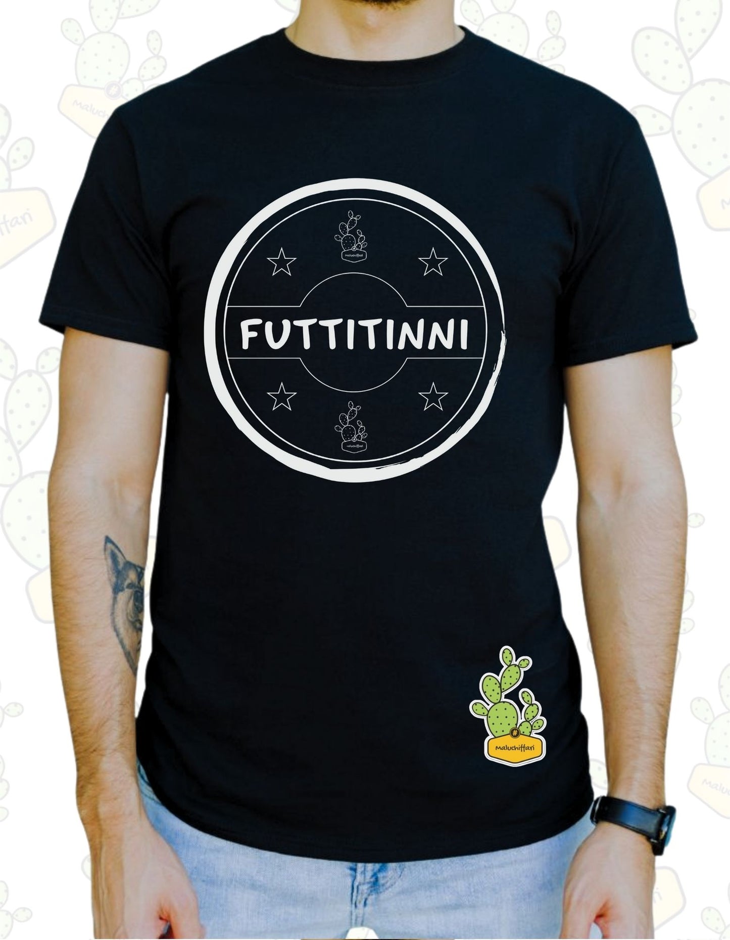 T-shirt Uomo  – FUTTITINNI TIMBRO