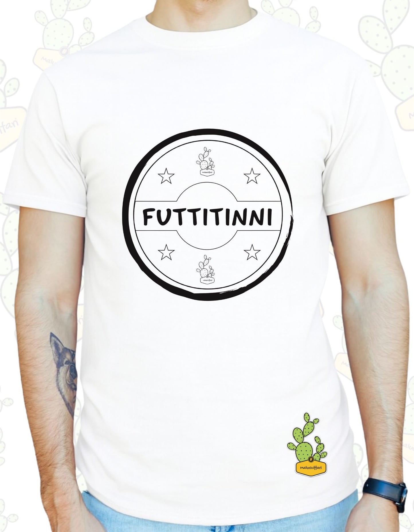 T-shirt Uomo  – FUTTITINNI TIMBRO