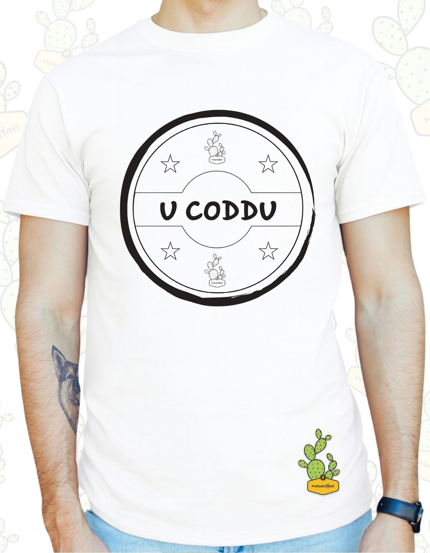 T-shirt Uomo – U' CODDU - TIMBRO 1.0