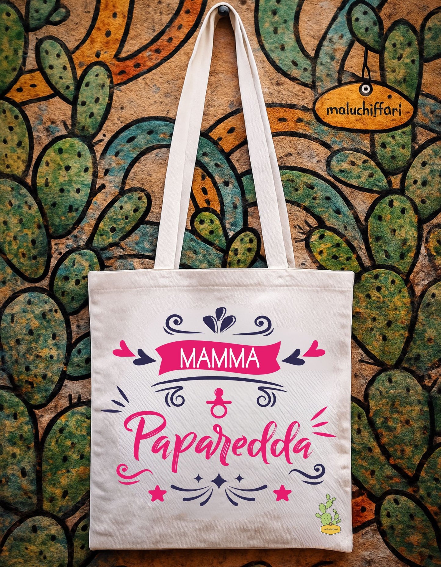 Shopping Bag  - MAMMA PAPAREDDA ( in corsivo )