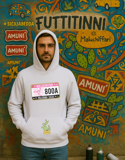 Felpa Unisex con cappuccio – 800A
