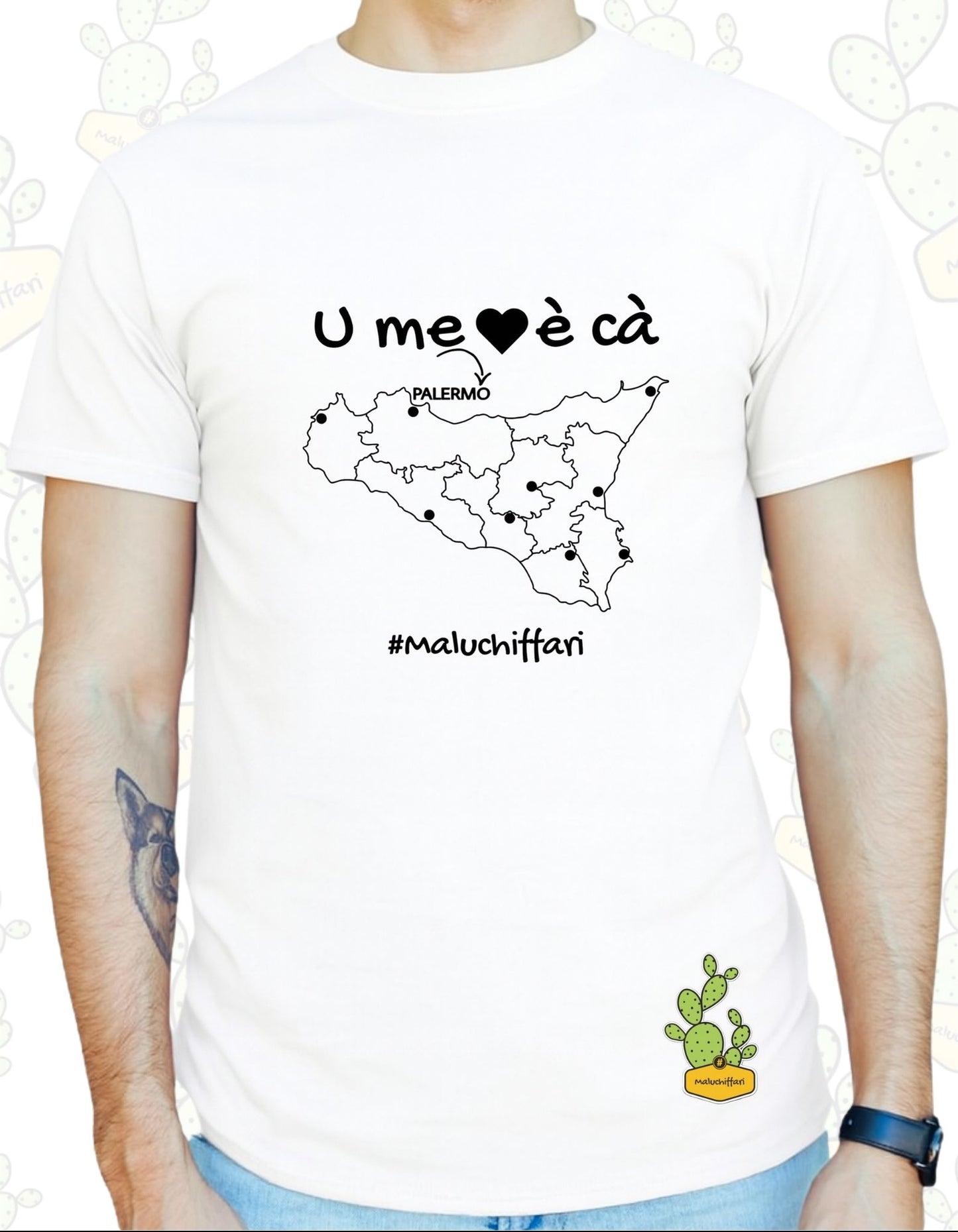 T-shirt Uomo – U' ME CORI è CA -> PA