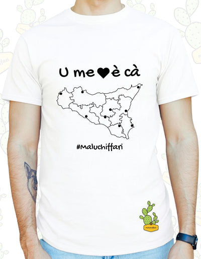 T-shirt Uomo– U' Mè CORI E' Cà -> SICILIA