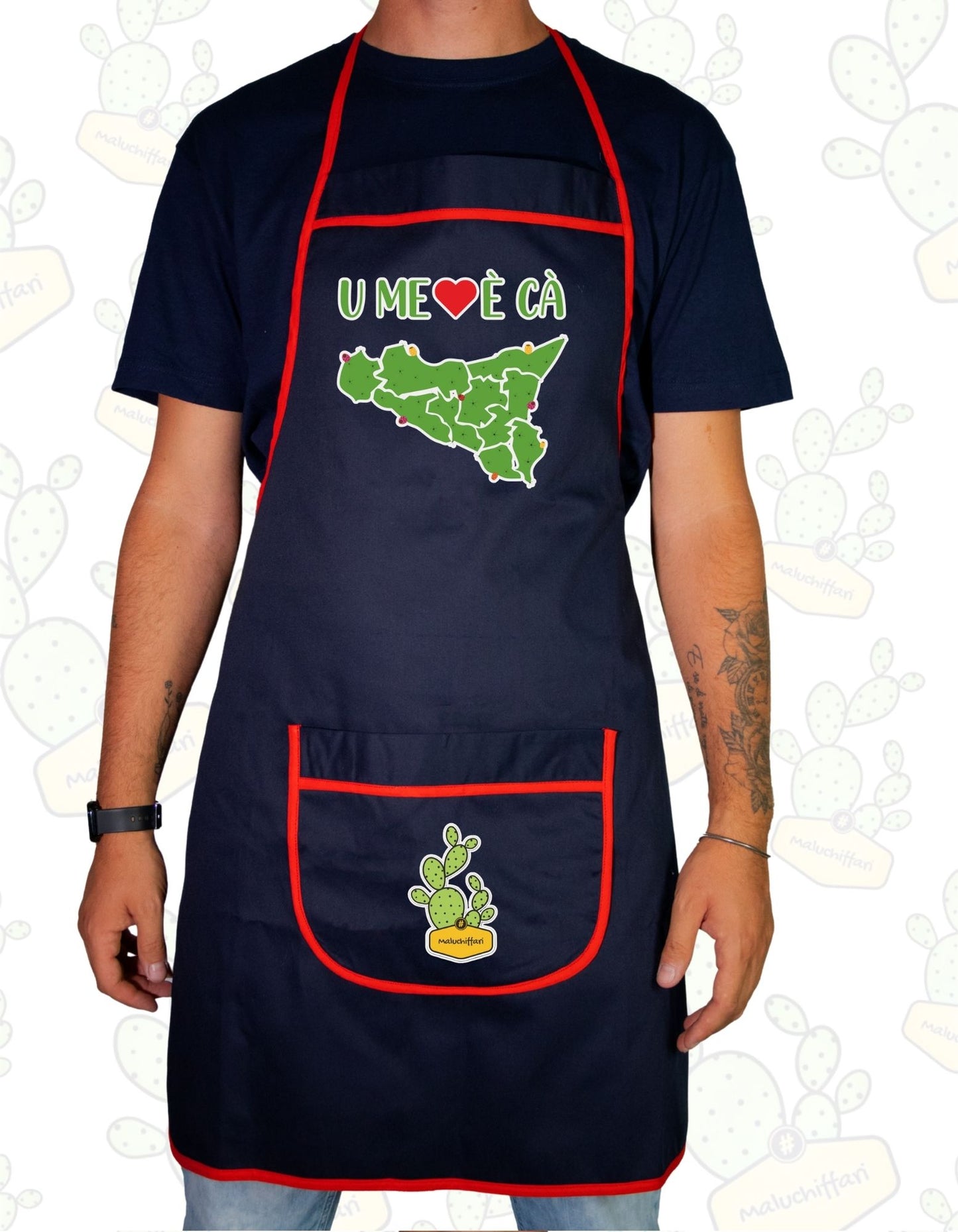 Grembiule da Cucina  – U' ME CORI è CA SICILIA FICUDINIA