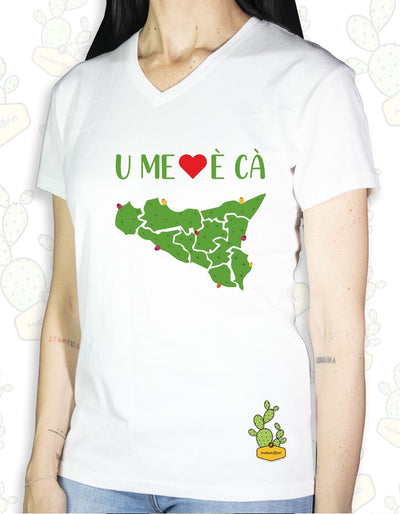T-shirt Donna – U ME CORI è CA ..FICUDINIA