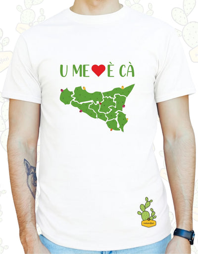 T-shirt Uomo  – U' Mè CORI è Cà (SICILIA VERDE)