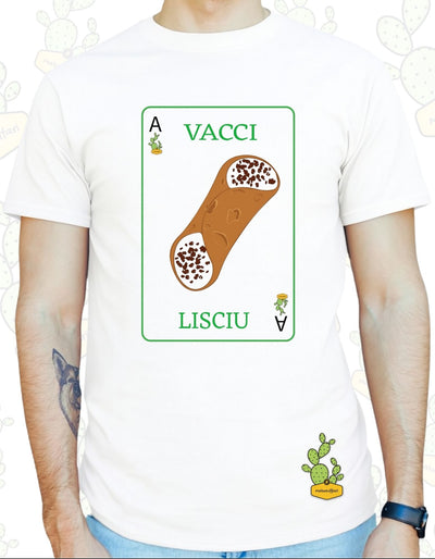 T-shirt Uomo  – VACCI LISCIU (Cannolo)