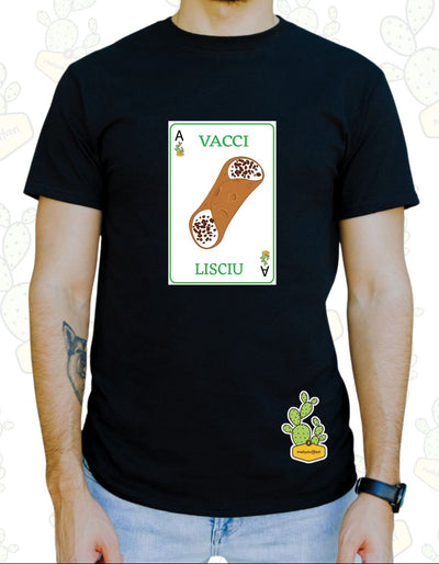 T-shirt Uomo  – VACCI LISCIU (Cannolo)