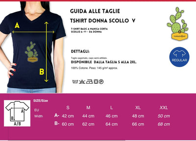 T-shirt Donna  –A MIA DI UNNI MI CHIOVI MI SCIDDICA .. [in corsivo]